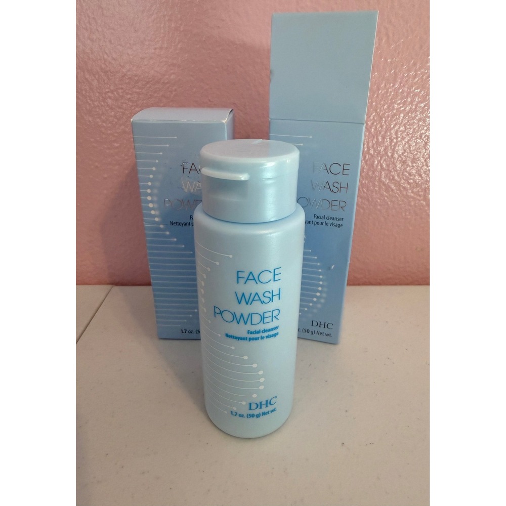 DHC Face Wash Powder 1.7 oz 50g Lot of 2 Enzyme Facial Cleanser New In Box Japan - Picture 2 of 3